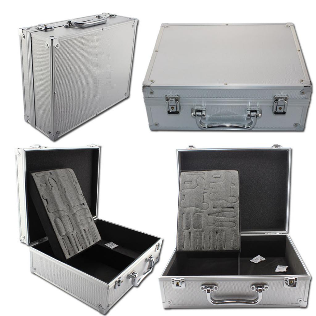 Alumínium Koffer, Bőrönd (EZÜST) 