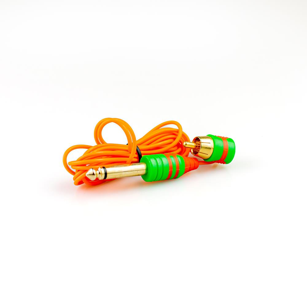 RCA Kábel / Narancssárga-zöld PRÉMIUM