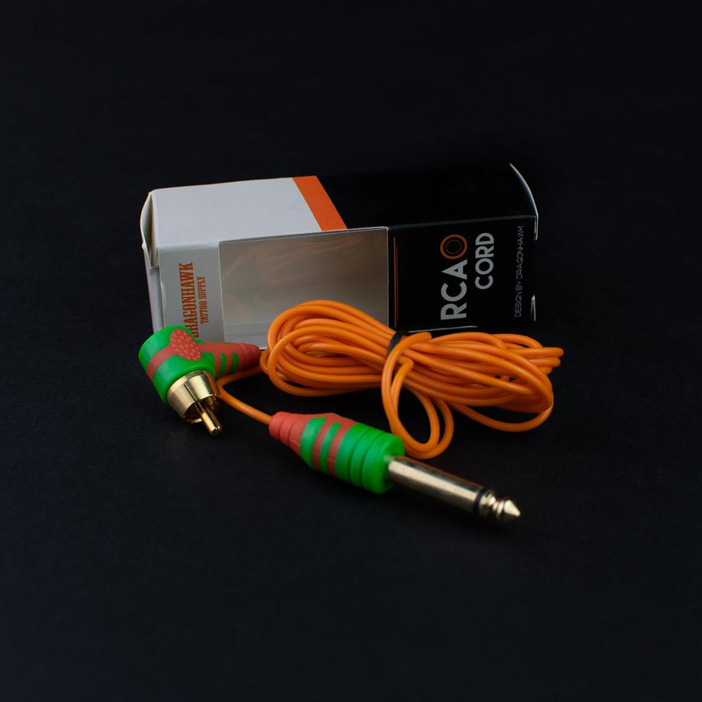 RCA Kábel / Narancssárga-zöld PRÉMIUM