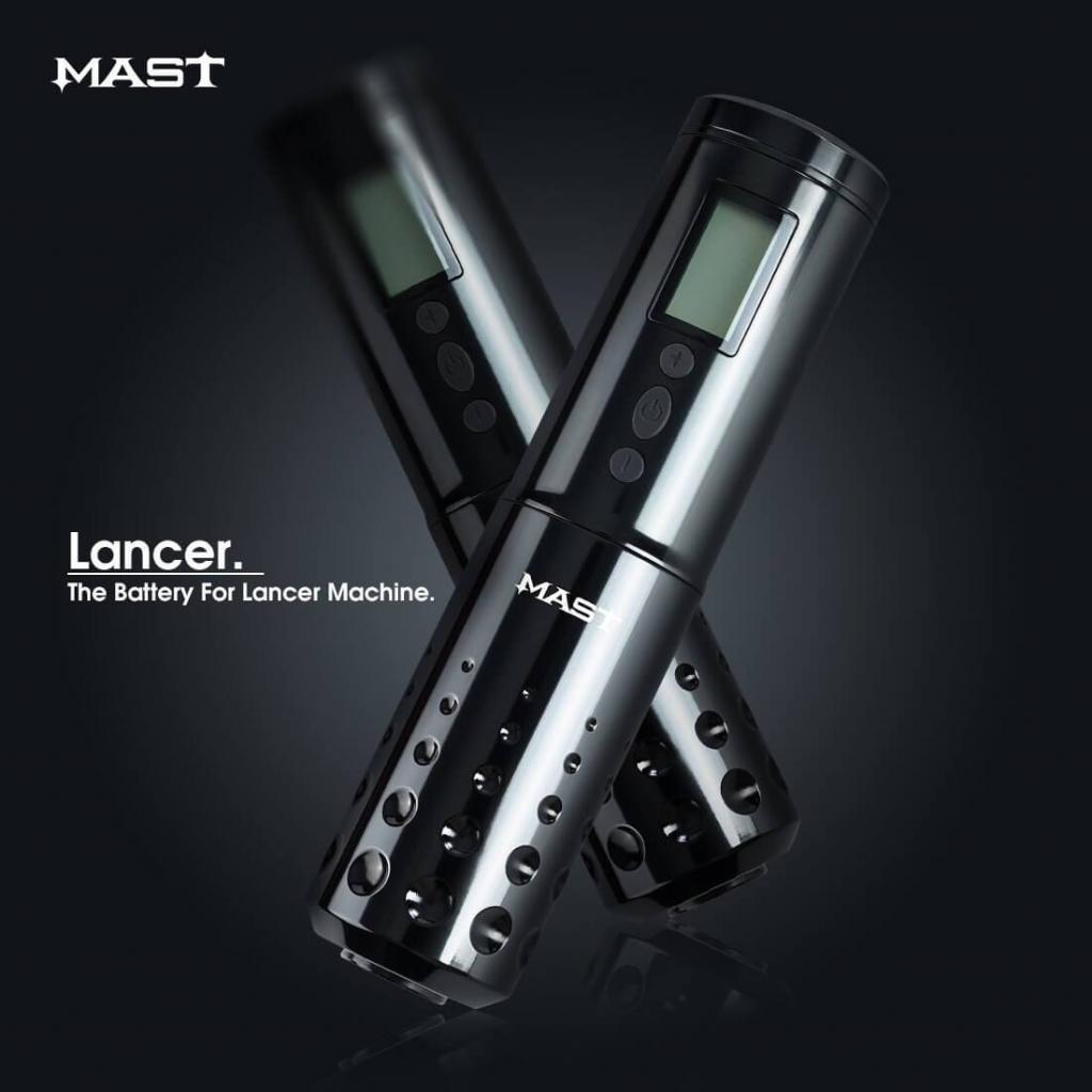Mast Lancer - Vezeték Nélküli Akkumulátoros Tetováló Pen - Cserélhető Pót Akkumulátorral - Piros