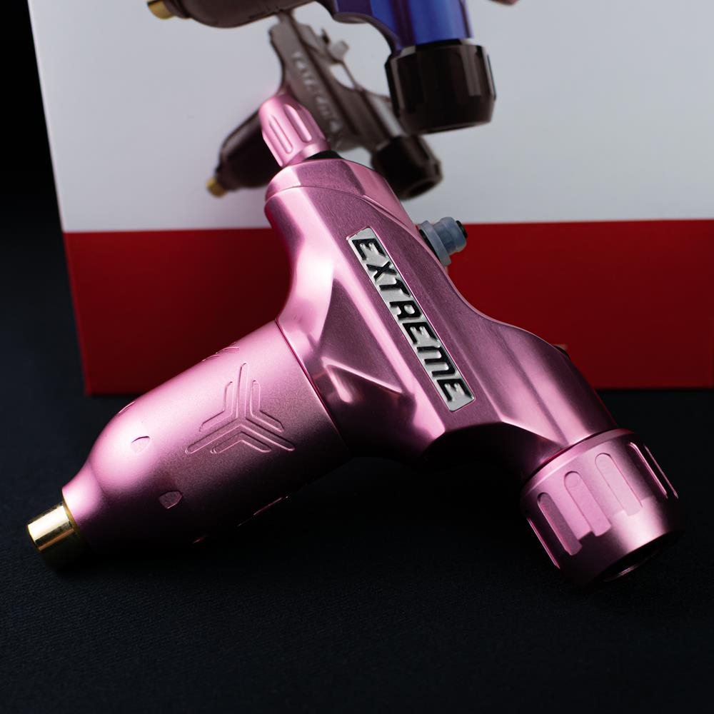 EX-S Extreme Tetoválógép - Forgómotoros - RCA Csatlakozással - Dragonhawk - Pink