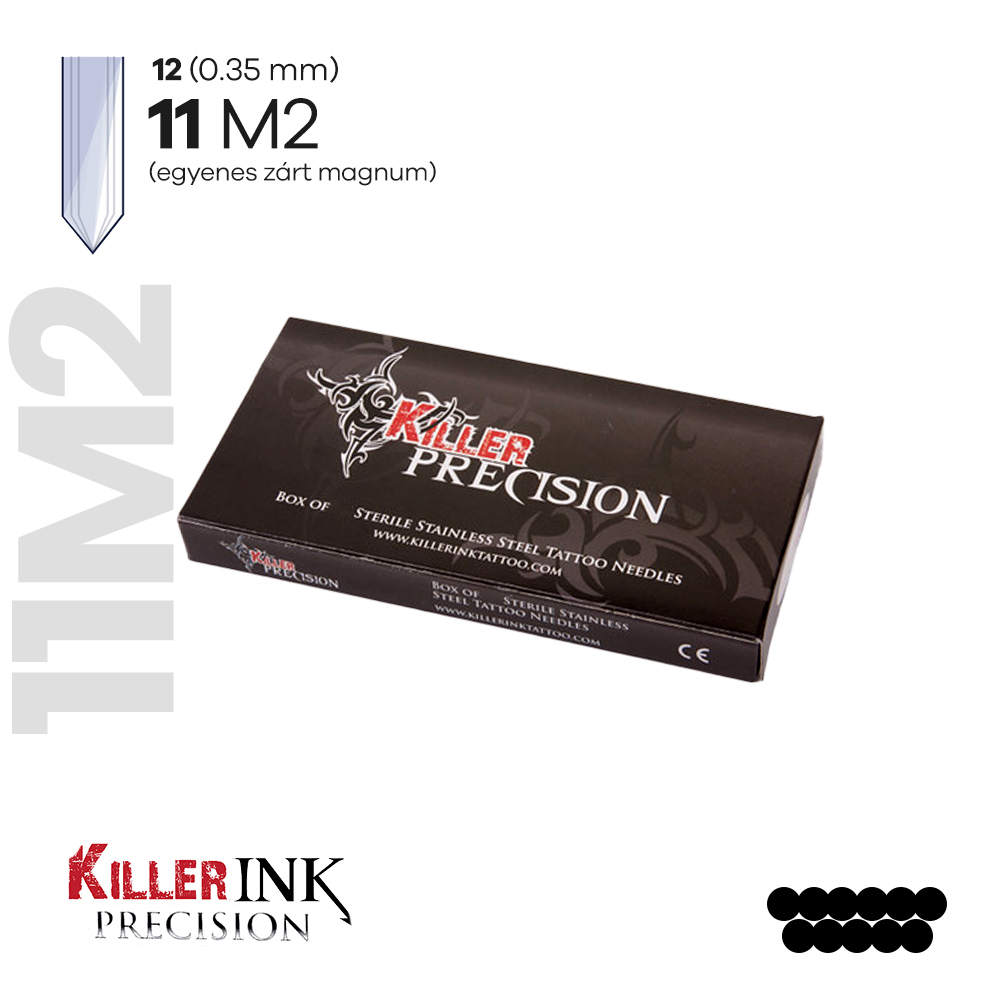 11M2 Zárt Magnum PRECISION Tű - Prémium - /50 Darab/
