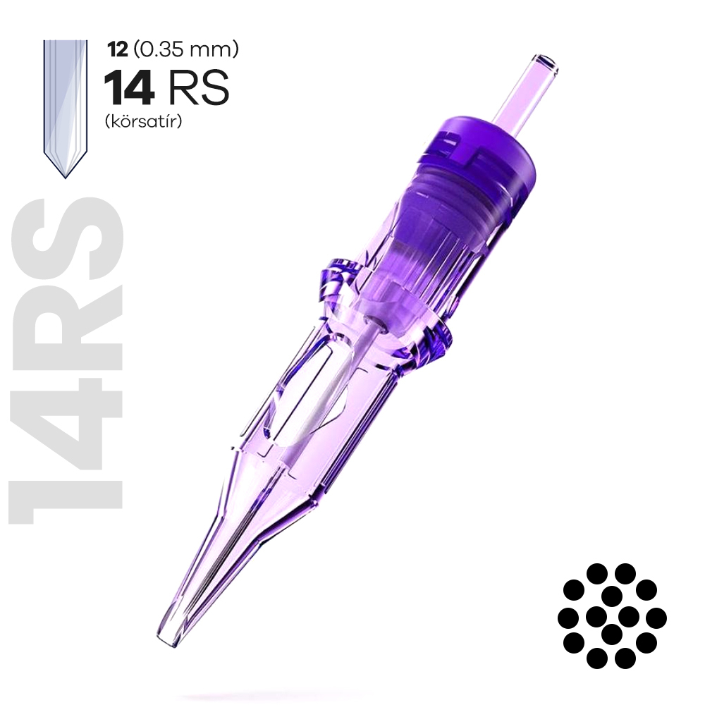 1214RS MAST PRO - Körsatír (RS) - Tetováló tűmodul (0.35mm) 5 darab