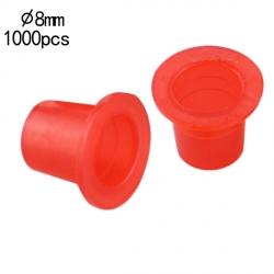 8mm-es /50db/ Piros színű Tintatartó kupak