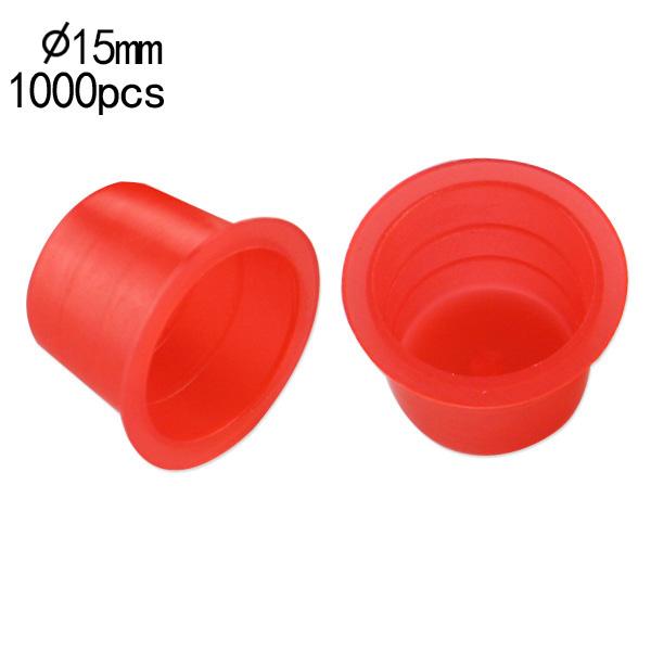 15mm-es /50db/ Piros színű Tintatartó kupak