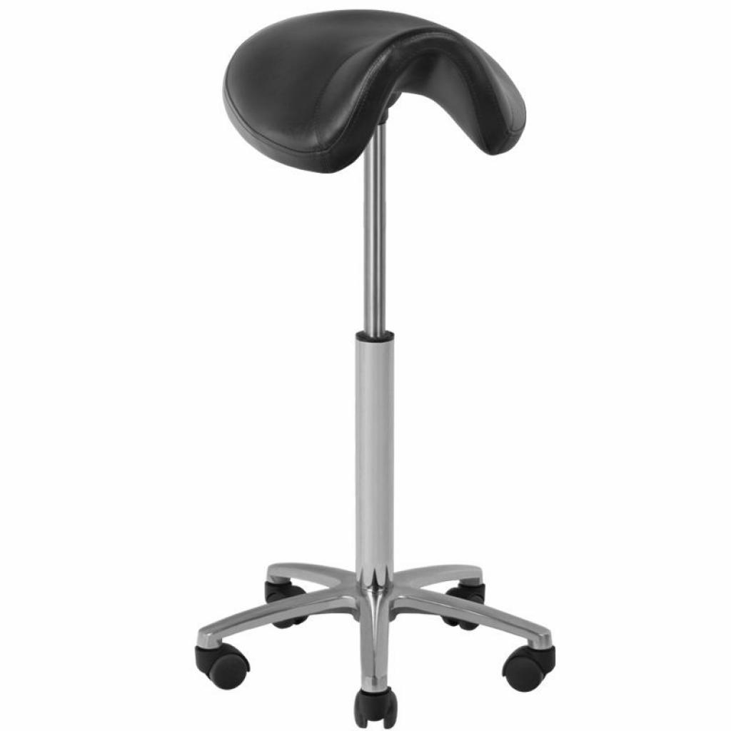 Design kozmetikai/borbély szék magas háttámlával (fekete)