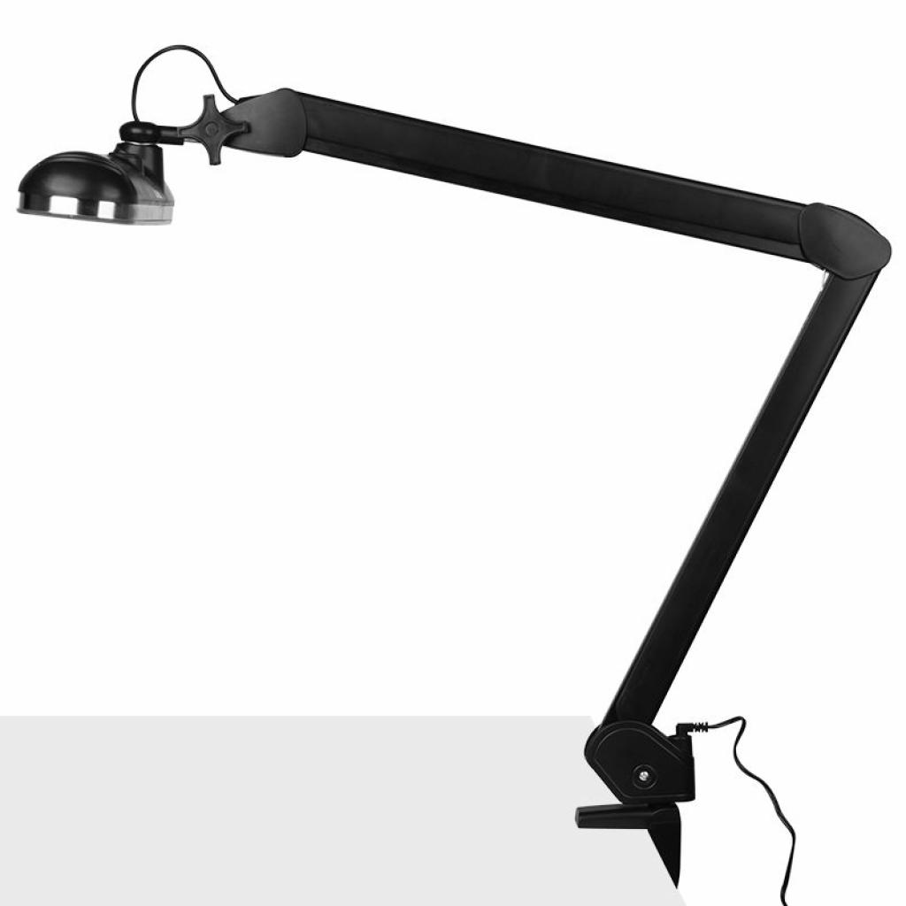 Nagy teljesítményű, elegáns fekete LED munkalámpa széles lámpatesttel (Elegant 801-S)