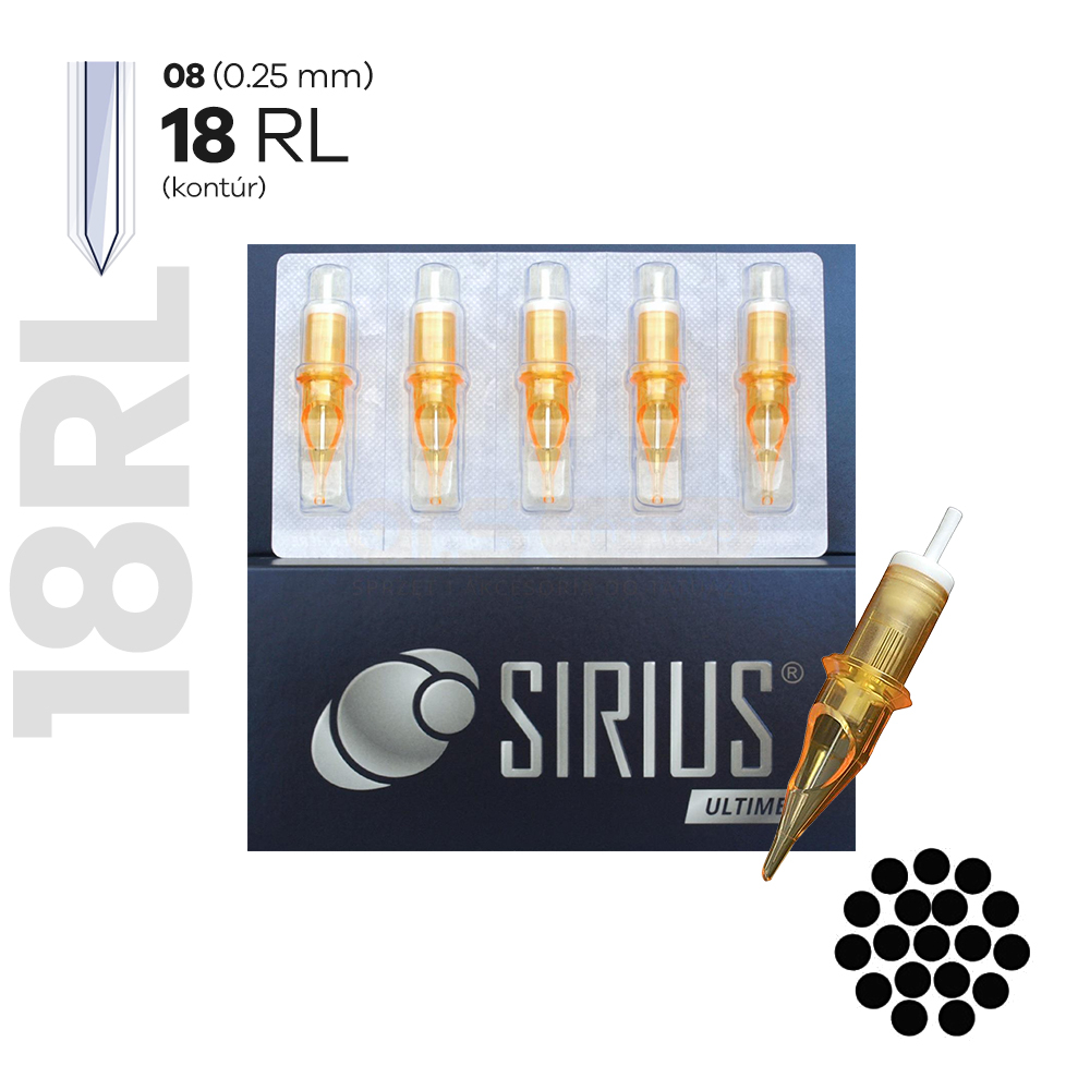 0814RL - SIRIUS-ULTIME - tűmodul (Kontúr) (0.25mm) 20 Darab