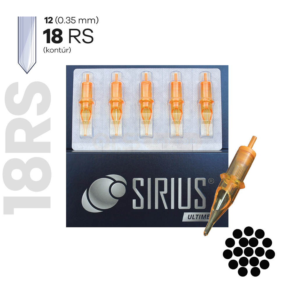 1218RS - SIRIUS ULTIME - Tűmodul (Körsatír) - 20db / 0.35mm