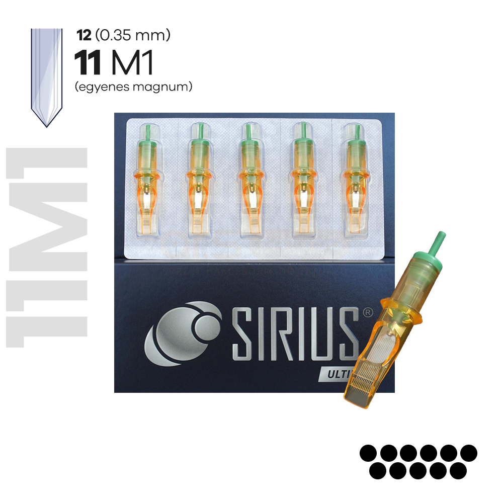 1211M1 - SIRIUS ULTIME - Tűmodul (Magnum) - 20db / 0.35mm