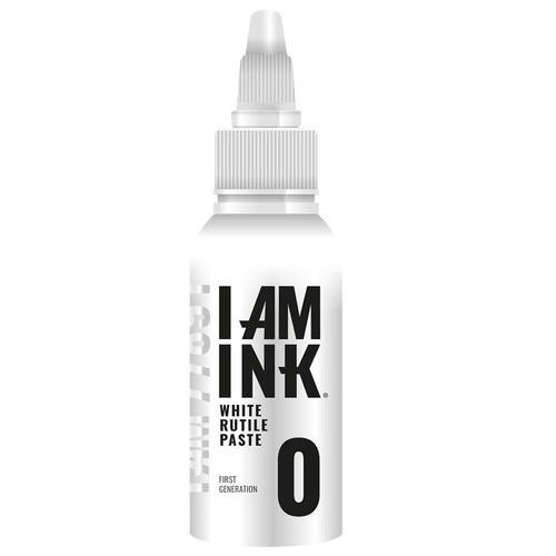 I AM INK - 50ml - Tetoválófesték - REACH Szabvány - 0 White Rutile Paste - Fehér