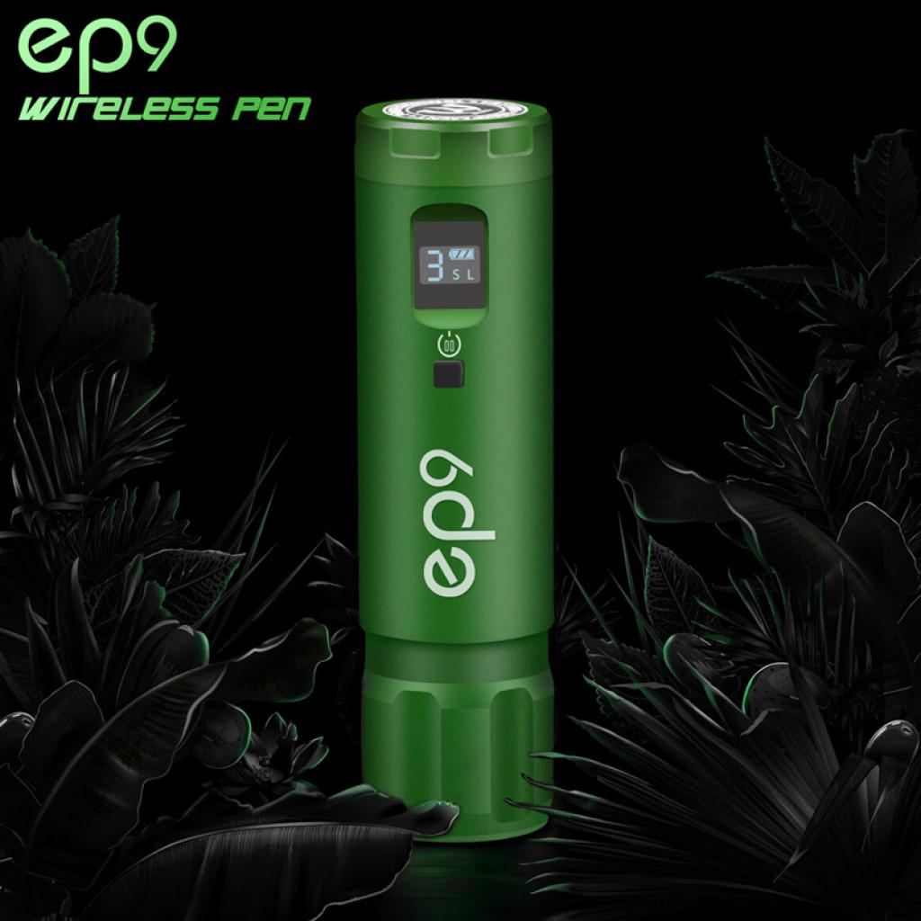 AVA GT EP9 - Zöld - Pen Tetoválógép - Vezetéknélküli - Akkumulátoros - 4,2mm