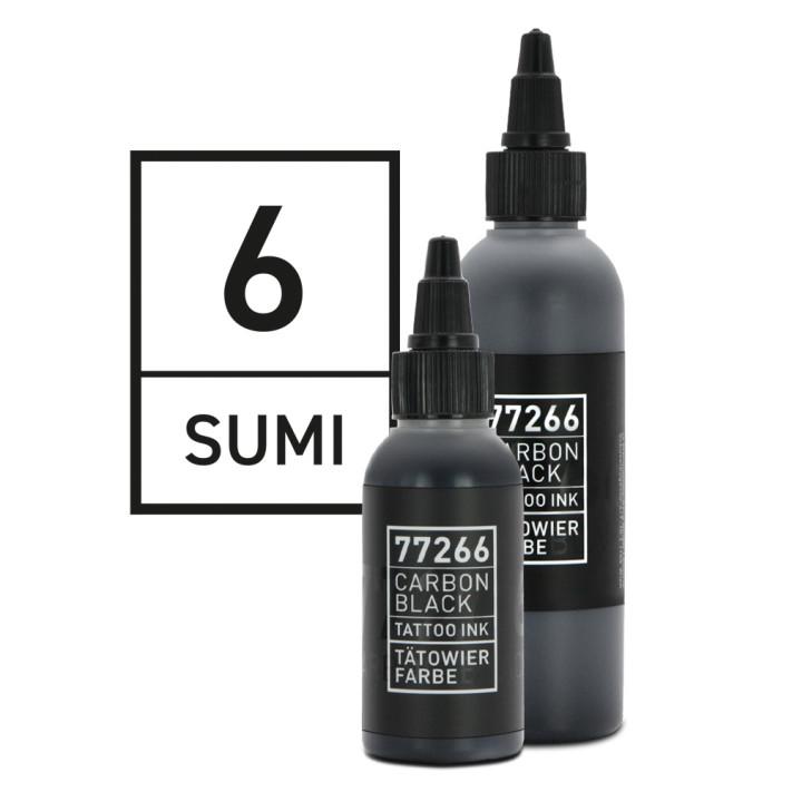 CARBON BLACK (fekete) tetováló festék Sumi 04 - 50 ml (REACH kompatibilis)