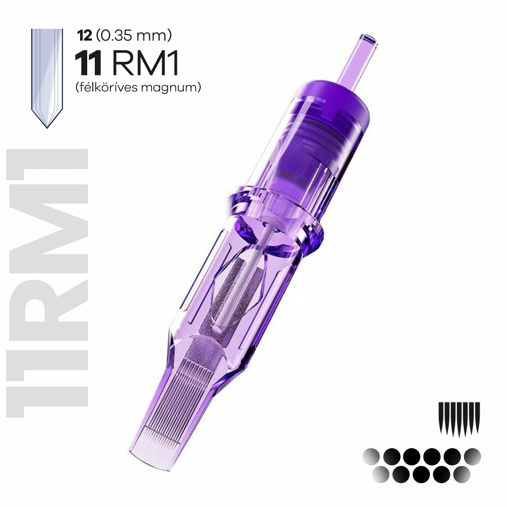 1211RM1 MAST PRO (Félköríves MAGNUM - RM) - Tetováló tűmodul (0.35mm) 5 darab