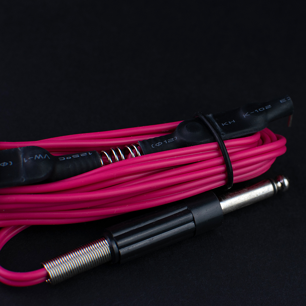 Clip Cord Kábel - 2 m - Fekete - Erősített szilikon