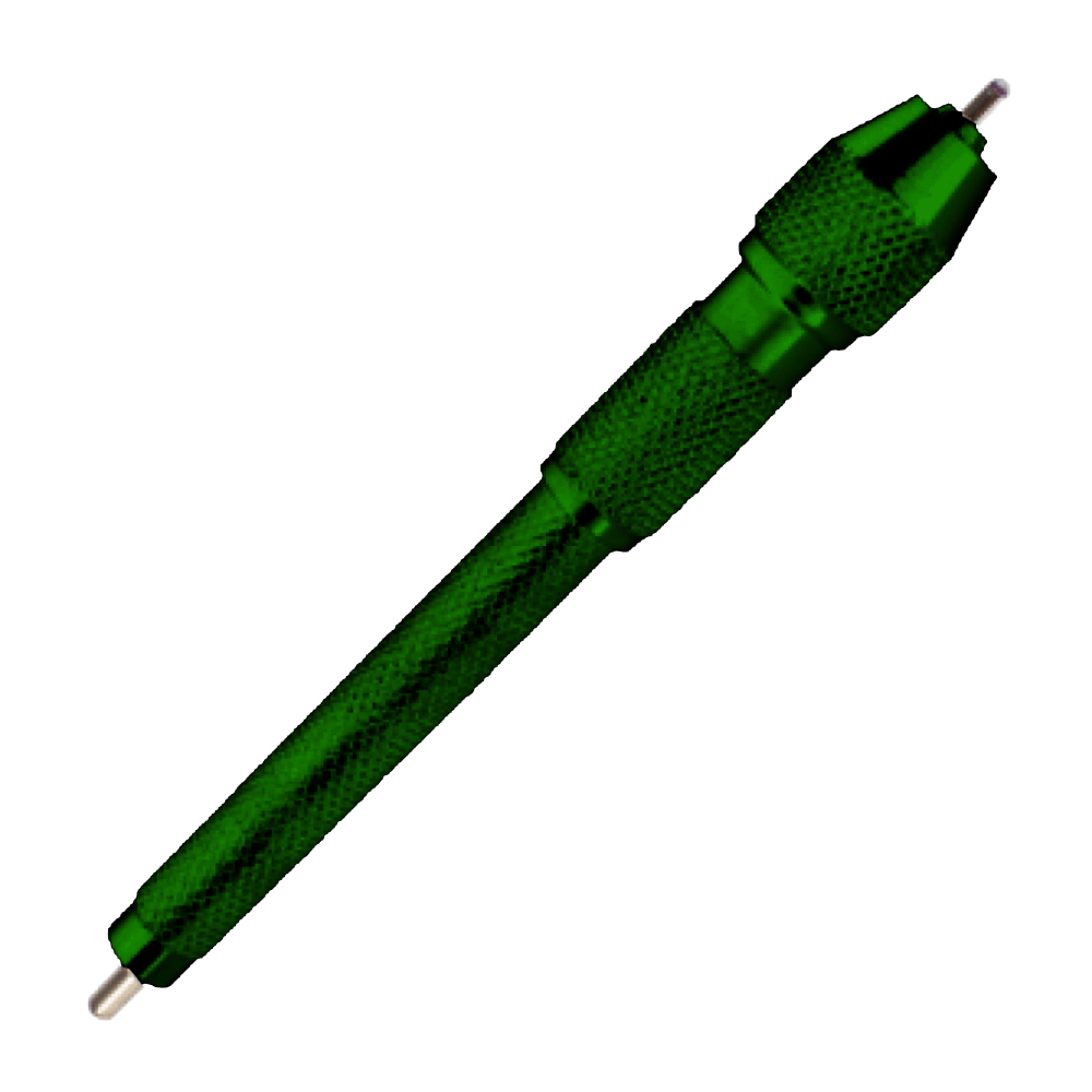 Bőrjelölő toll markolat - Zöld - Prémium