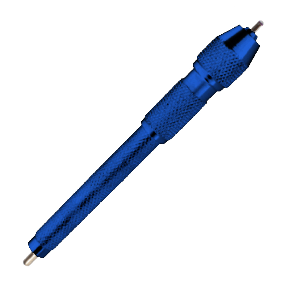 Bőrjelölő toll markolat - Kék - Prémium