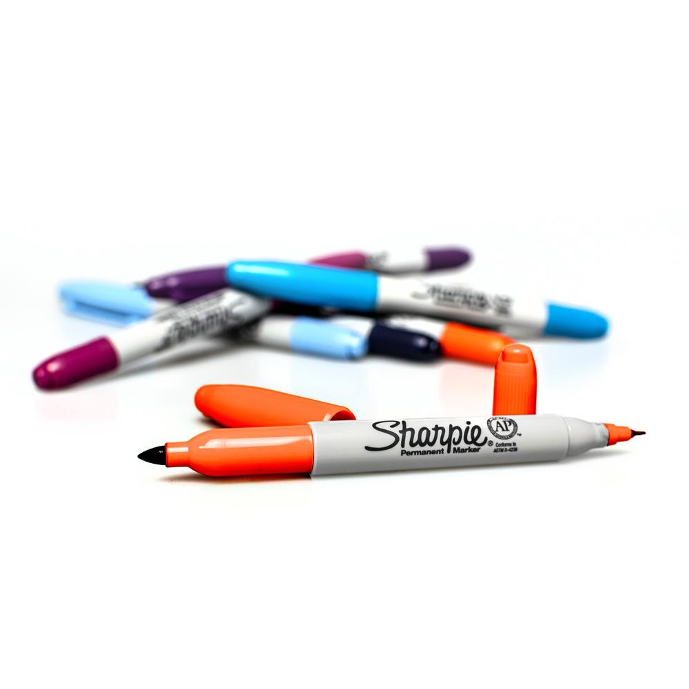SHARPIE - Bőrjelölő Filc - Narancssárga - Kétvégű