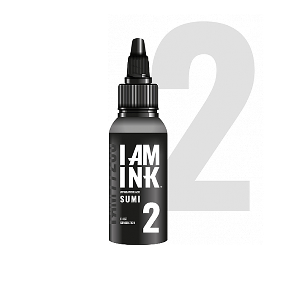 I AM INK - Tetoválófesték - 50 ml - Sumi#2