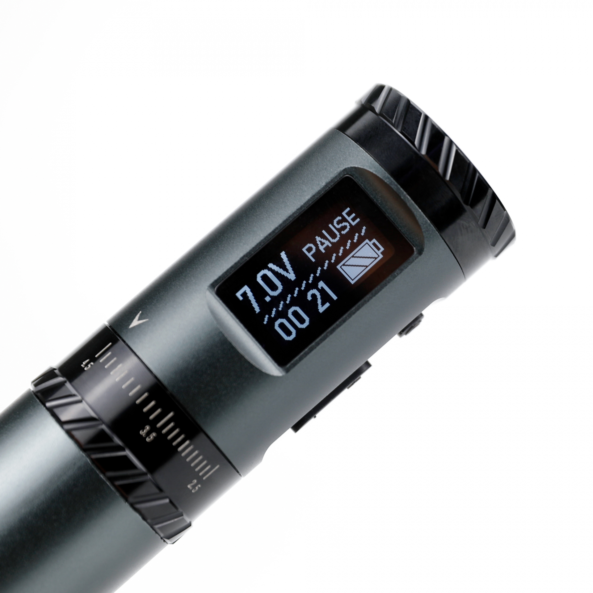 AVA GT EP10 - Szürke - Pen Tetoválógép - Vezetéknélküli - Akkumulátoros - 4,5mm